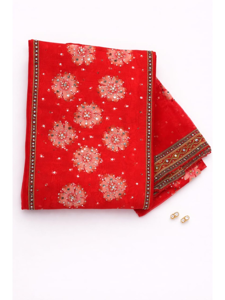 Organza Churidhar Material