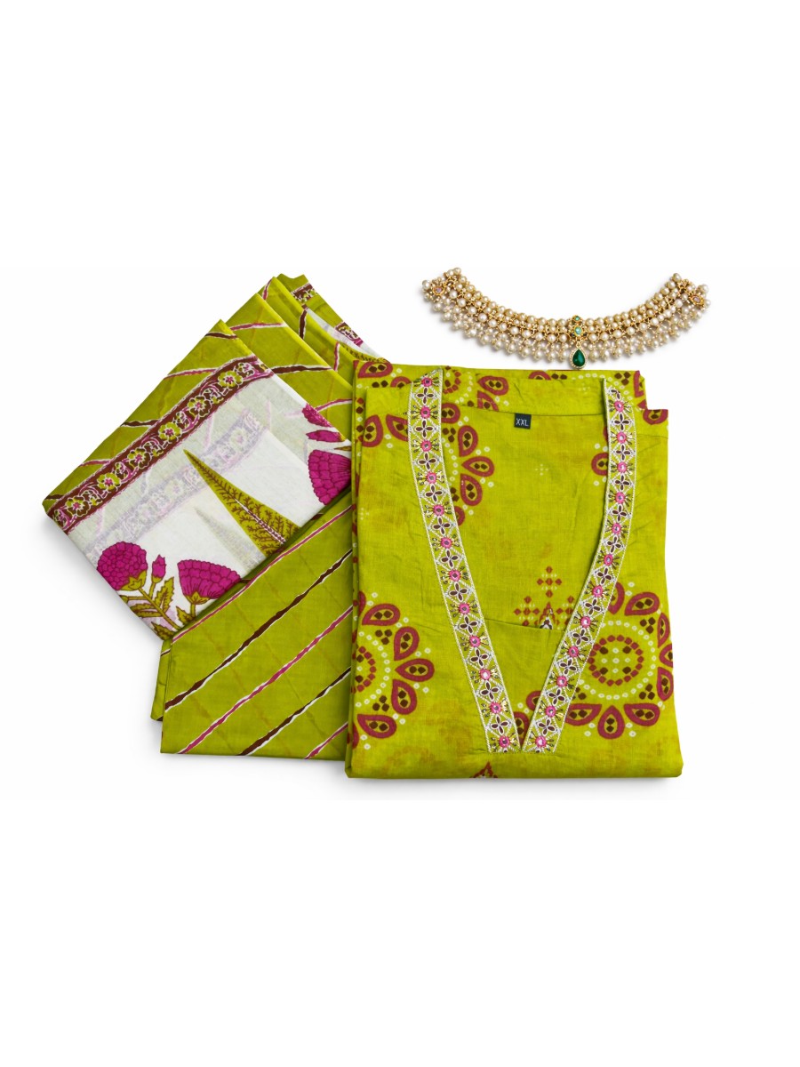 Cotton Churidhar Set