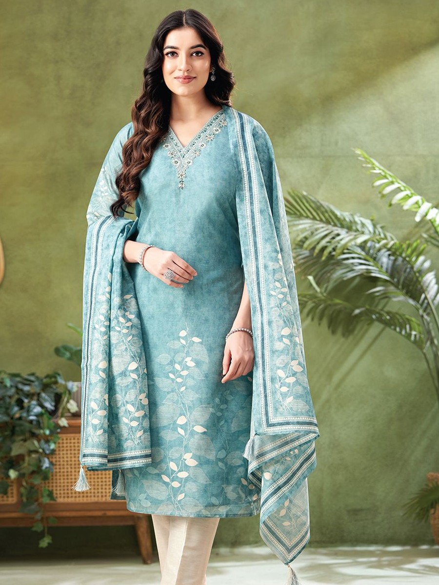 Blue Color Readymade Salwar