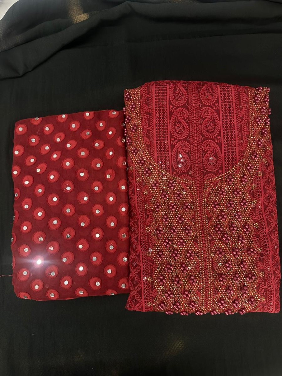 chikkankari Churidhar material 
