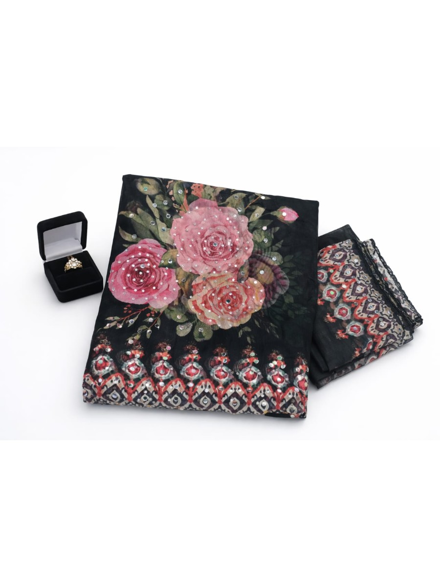 Organza Churidhar Material