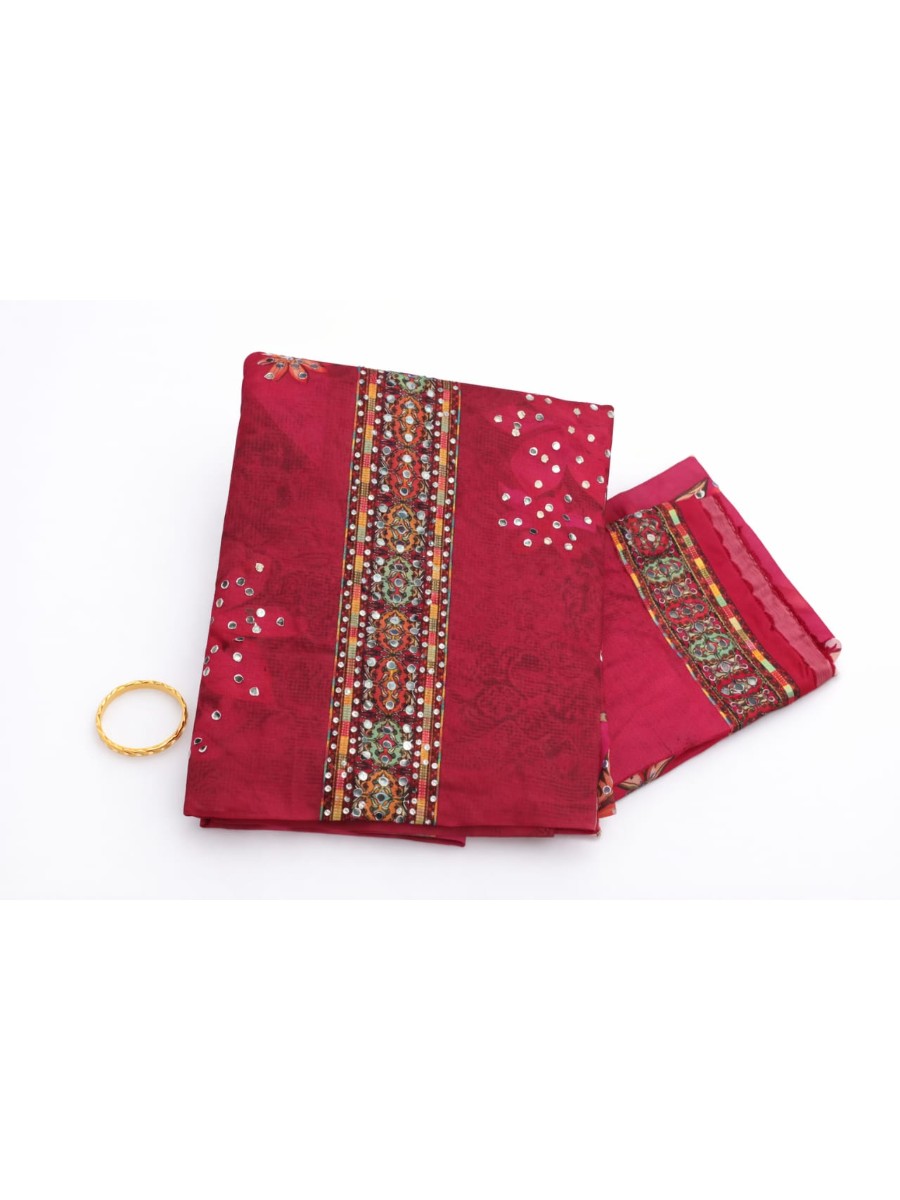 Organza Churidhar Material