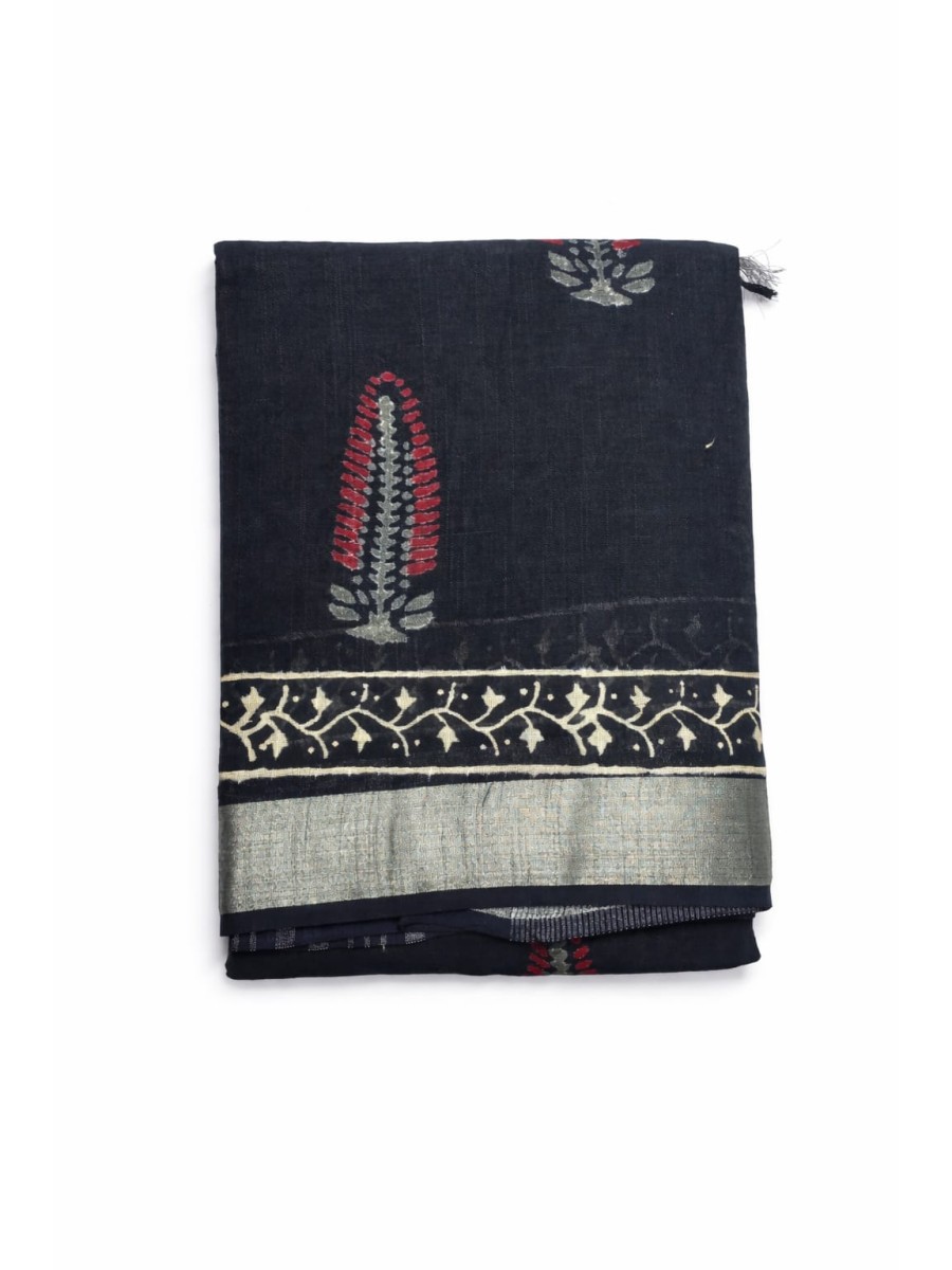 Linen Cotton Saree