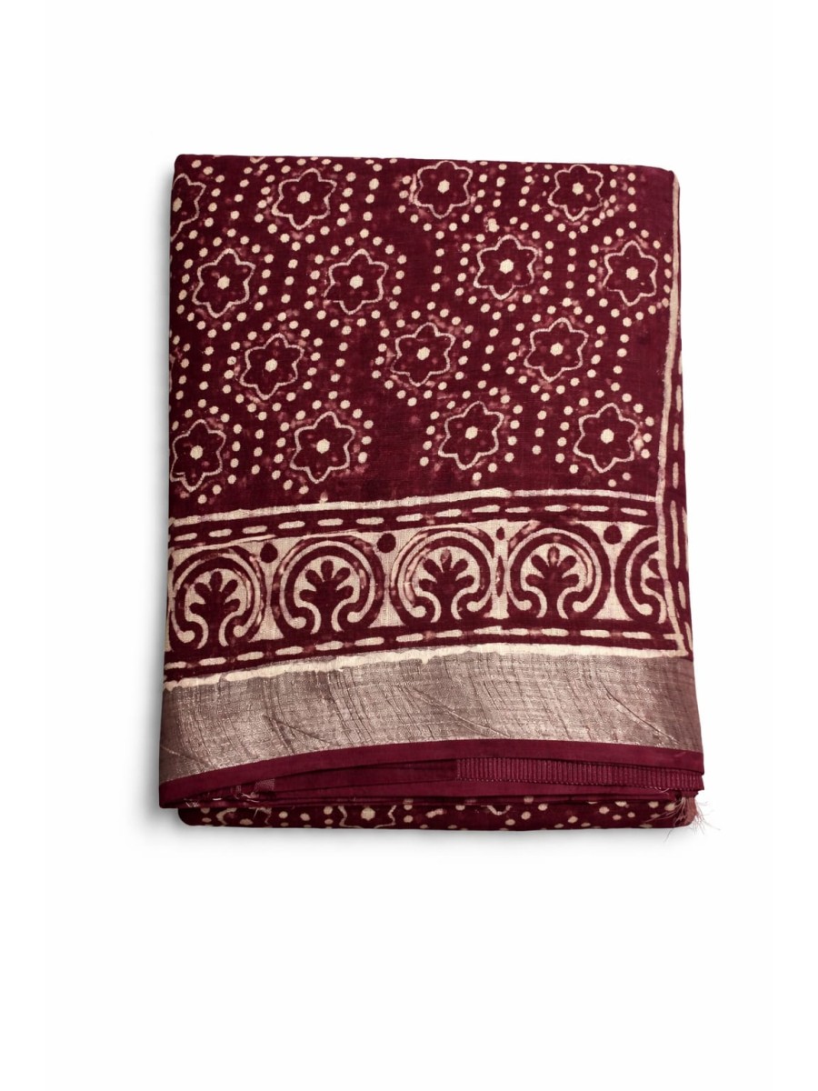 Linen Cotton Saree