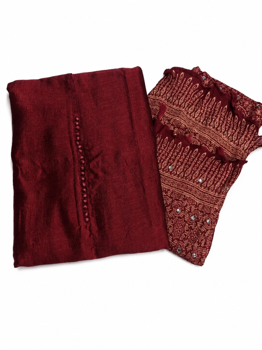 Kashmiri silk cburidhar material