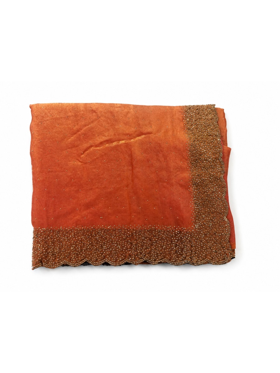 Shimmer organza saree 