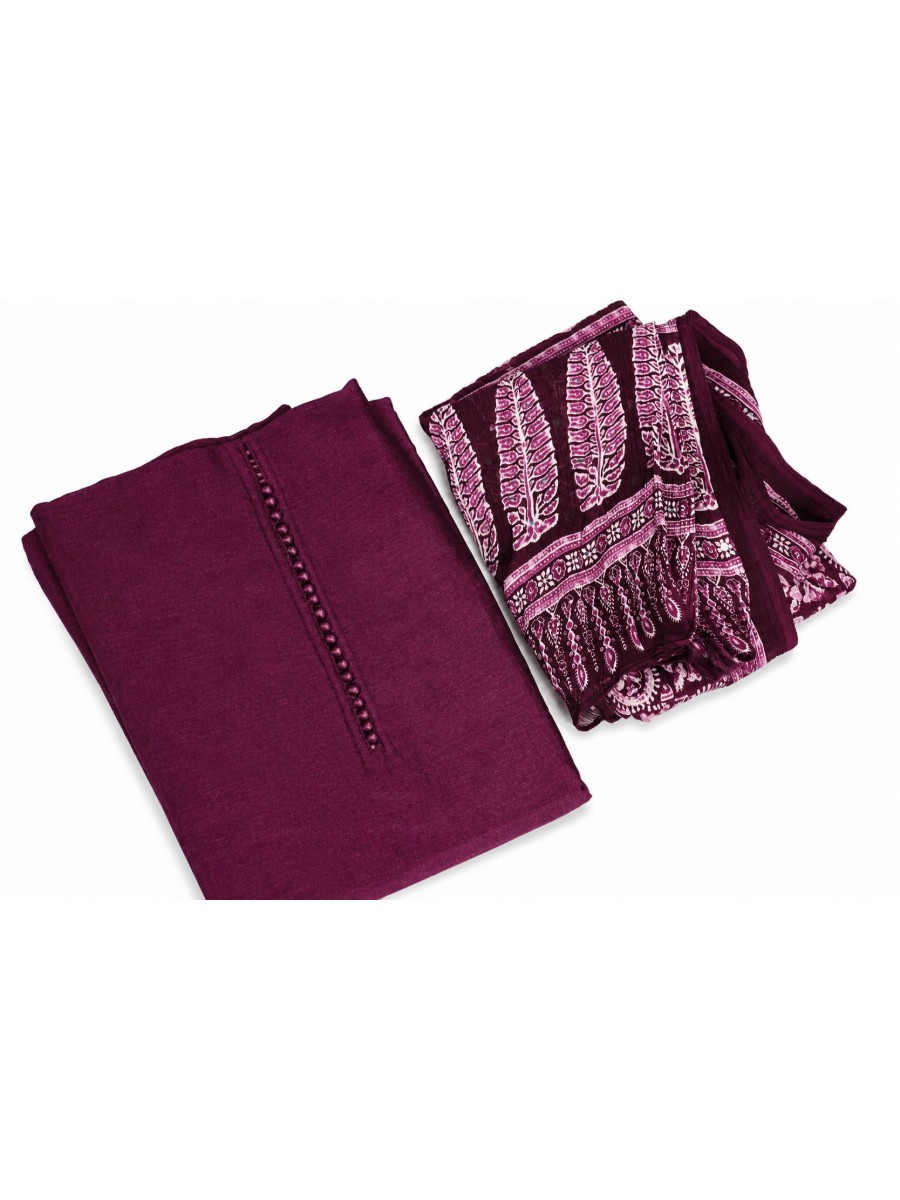 Kashmiri Silk  Churidhar Material