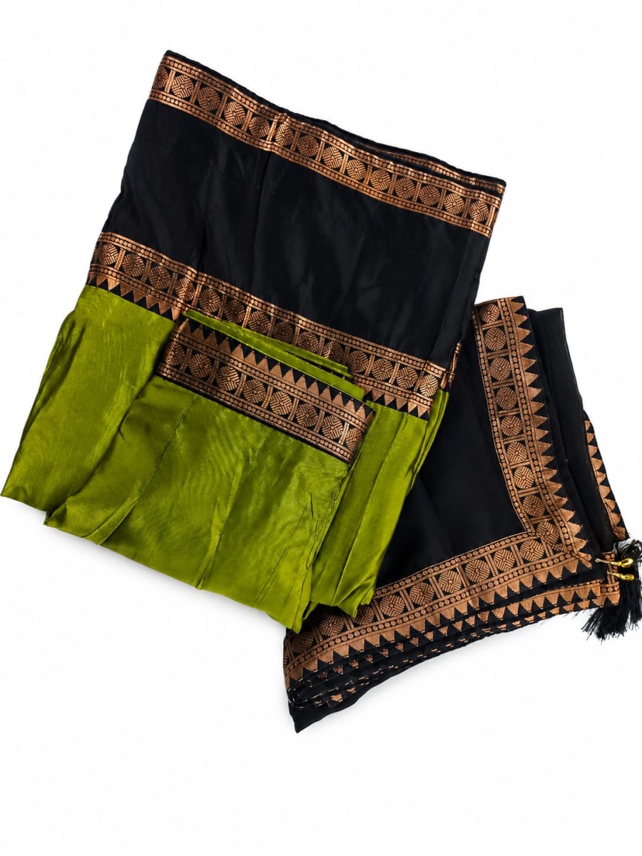 Semi stitched Dhavani set