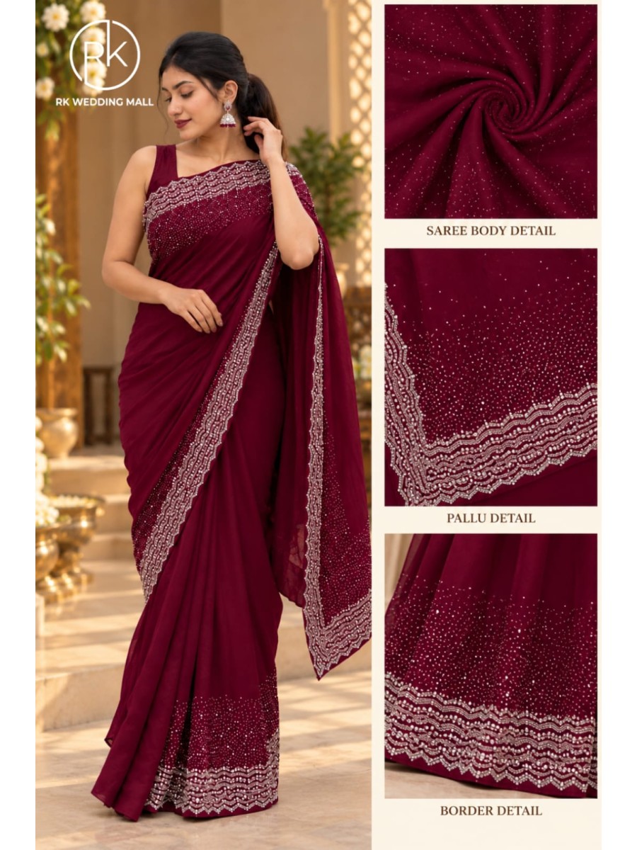 Kashmiri Silk  Fancy Saree