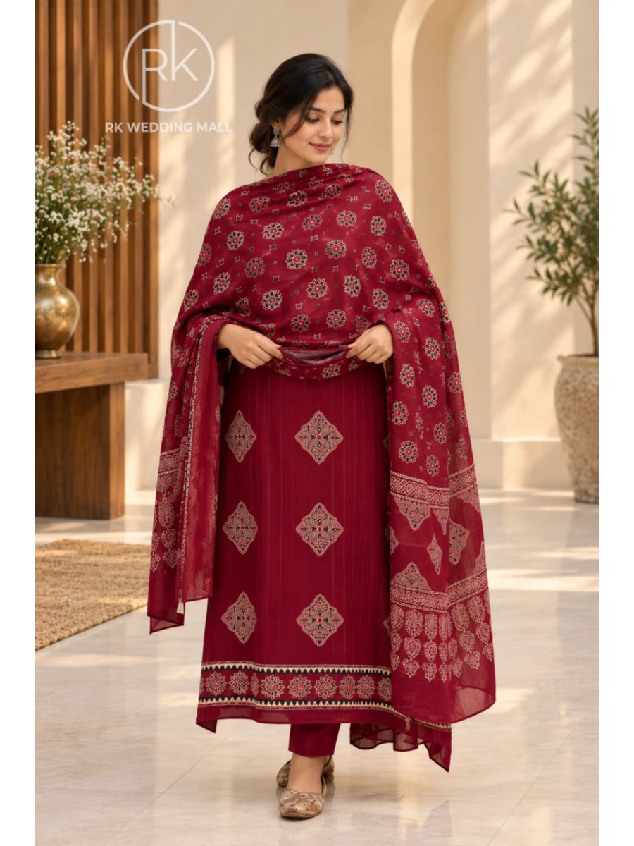 Rayon Cotton Churidhar Matrial